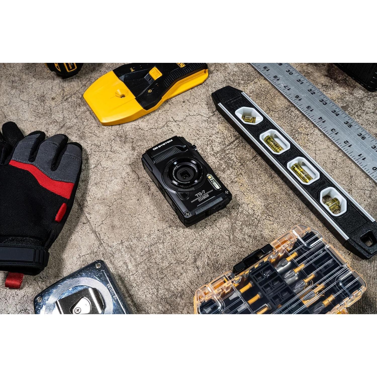 Cámara Submarina OM System Tough TG-7 Negra 12MP 4K Impermeable