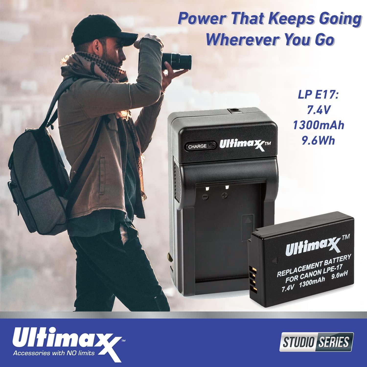 Kit de Accesorios Ultimaxx para Canon EOS Rebel T7i y más