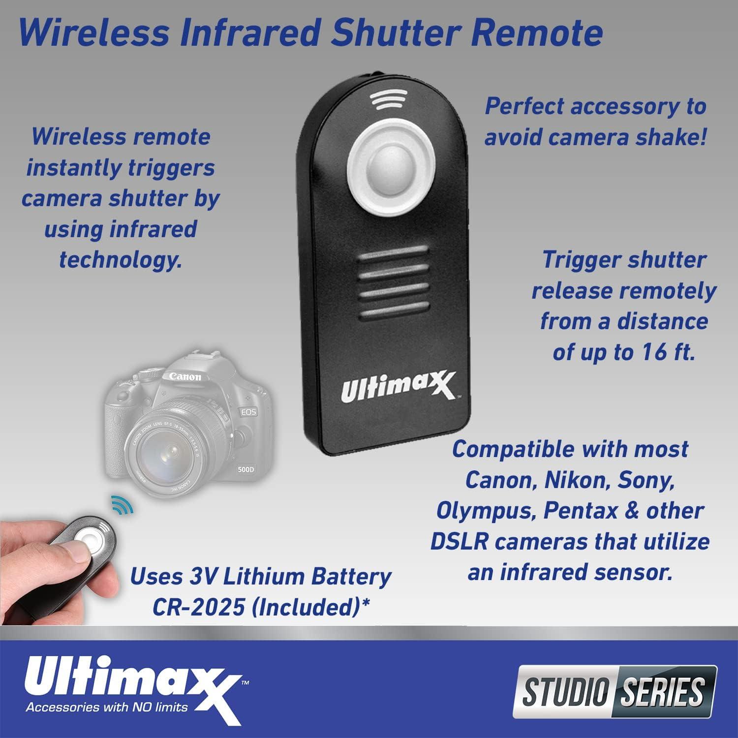 Kit de Accesorios Ultimaxx para Canon EOS Rebel T7i y más