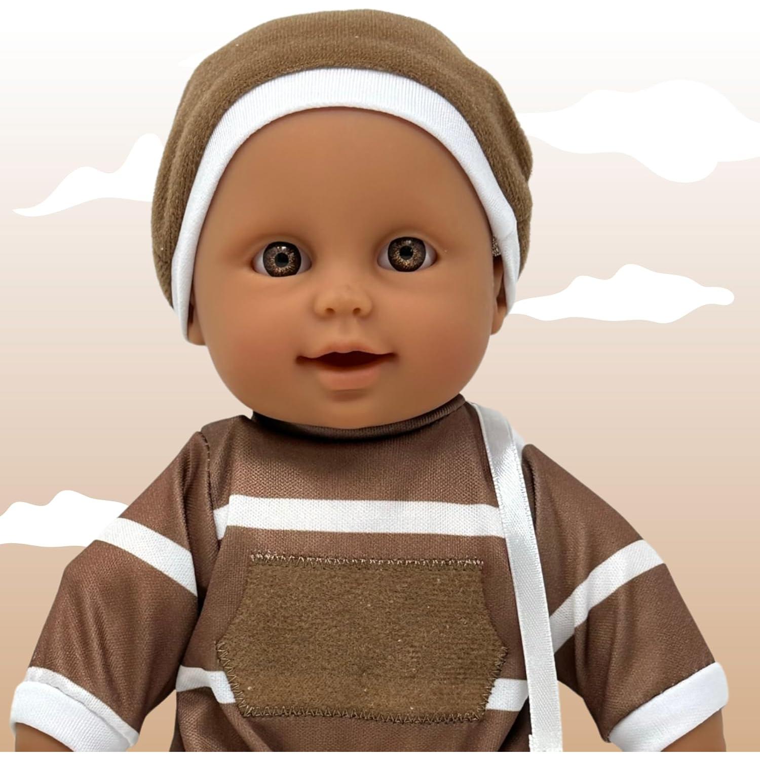 The New York Doll Collection 11 inch Soft Body Baby Doll in Gift Box - 11" Baby Doll Toy for Kids, Boys, Girls and Toddlers - Baby Doll Pacifier Accessory Included