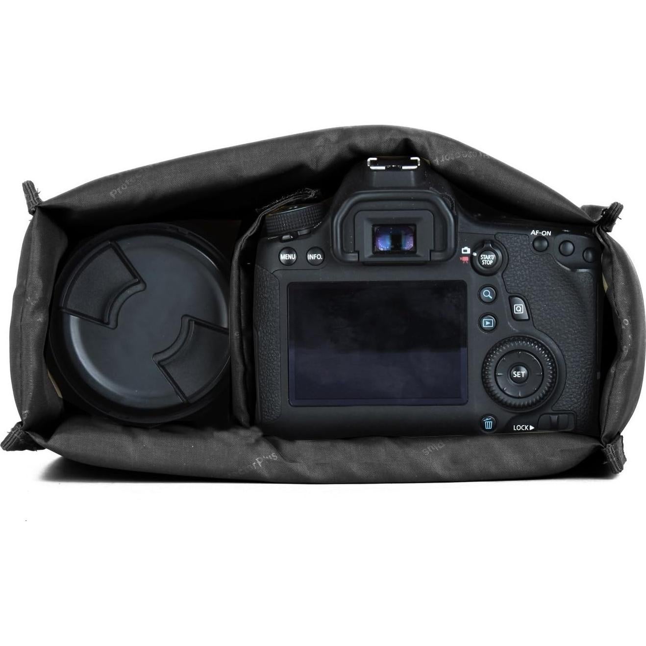 Bolsa de inserción para cámara ArcEnCiel DSLR Negro 19x20cm