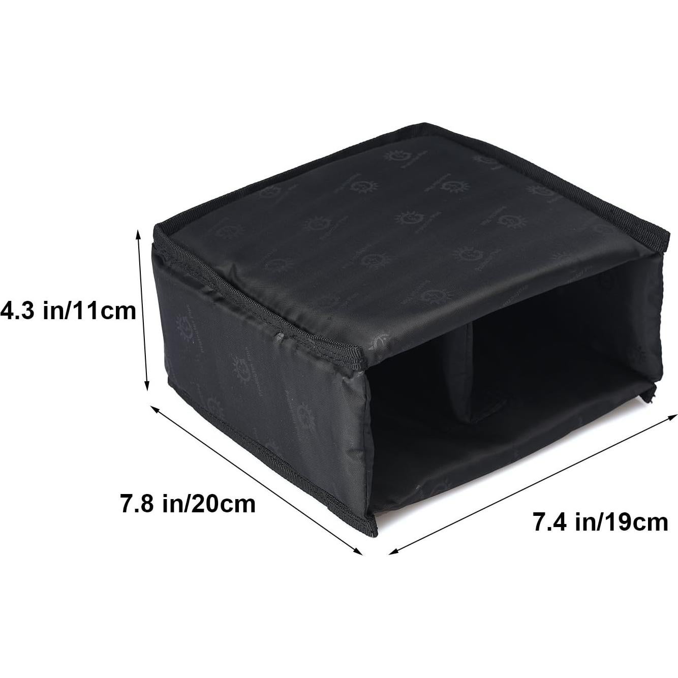 Bolsa de inserción para cámara ArcEnCiel DSLR Negro 19x20cm