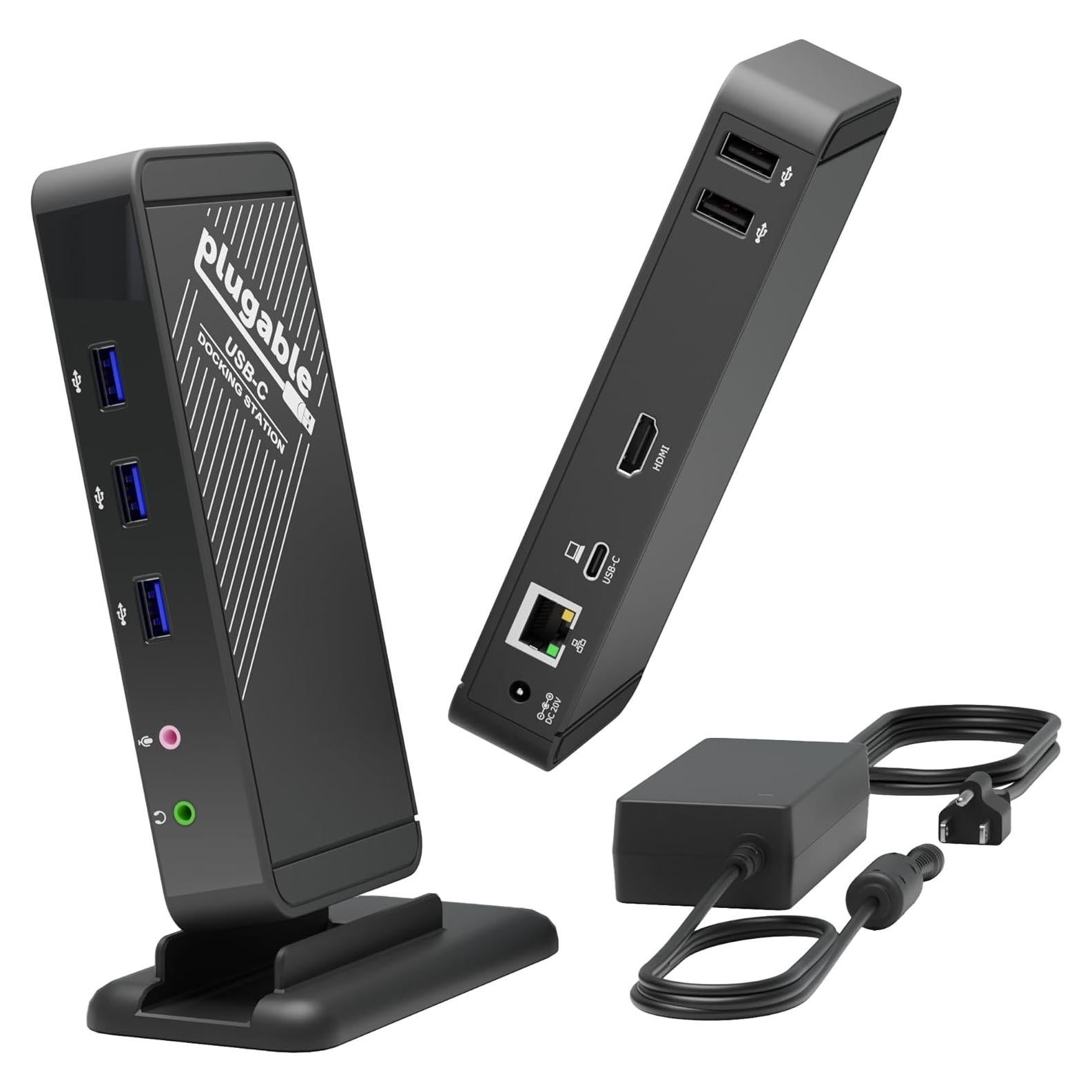 Dock USB-C Plugable UD-CA1A HDMI 4K 60W para iPhone y más