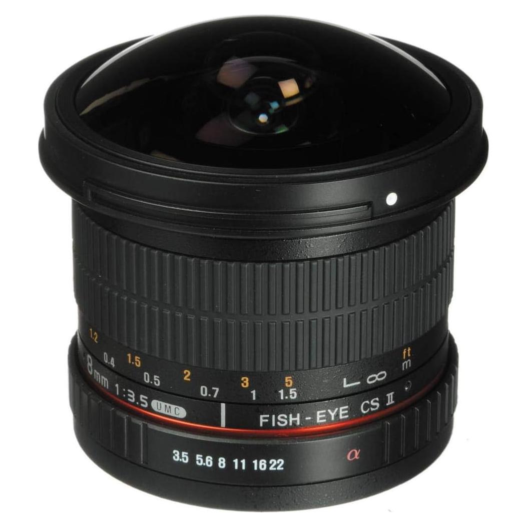 Lente Ojo de Pez Rokinon 8mm f/3.5 HD para Sony E