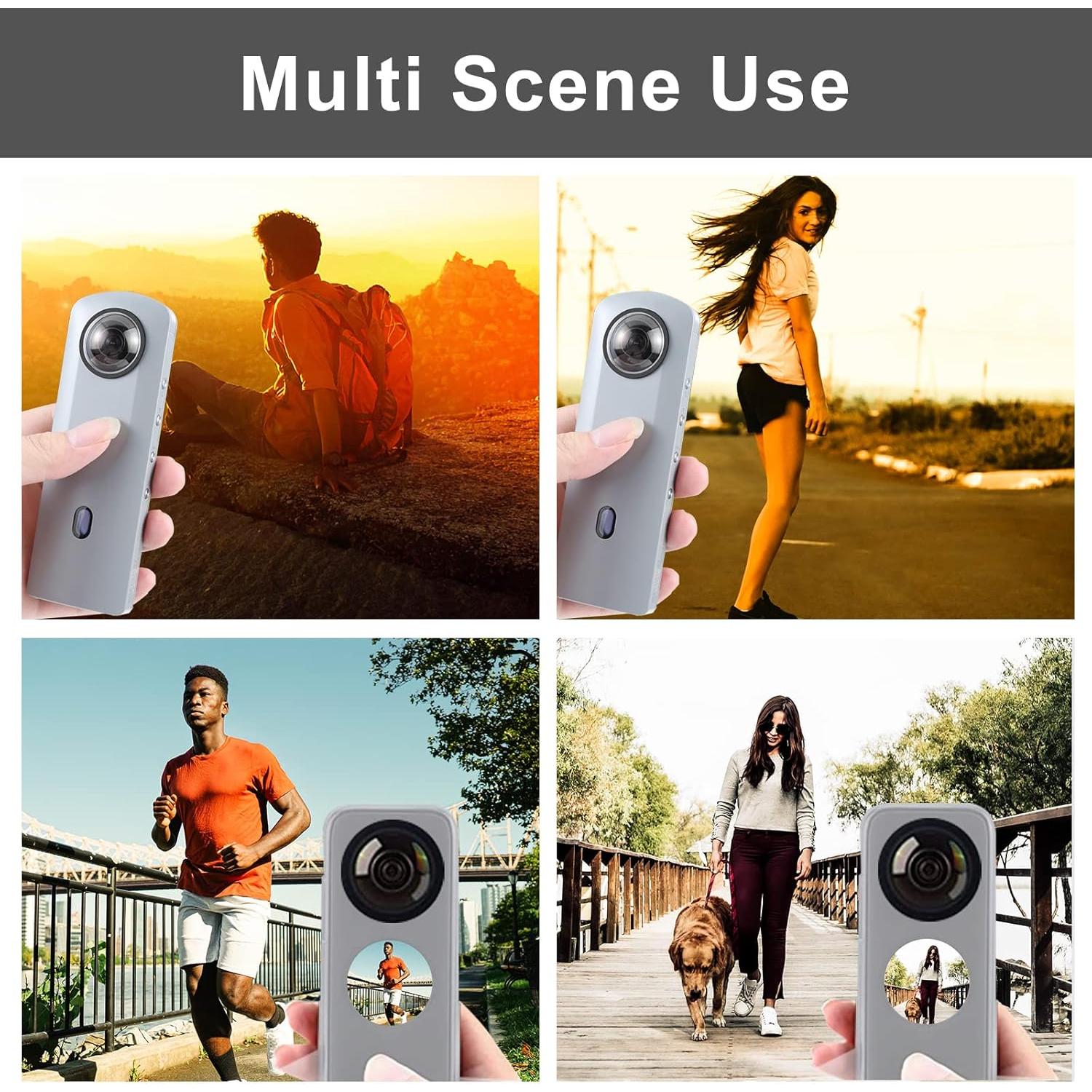 Cubierta Protectora Doble Lente PULUZ para Ricoh Theta SC2/S/V