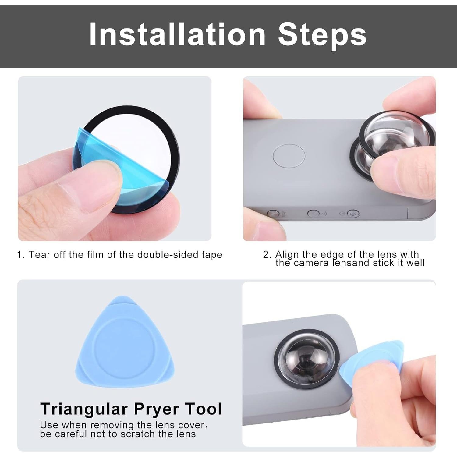 Cubierta Protectora Doble Lente PULUZ para Ricoh Theta SC2/S/V