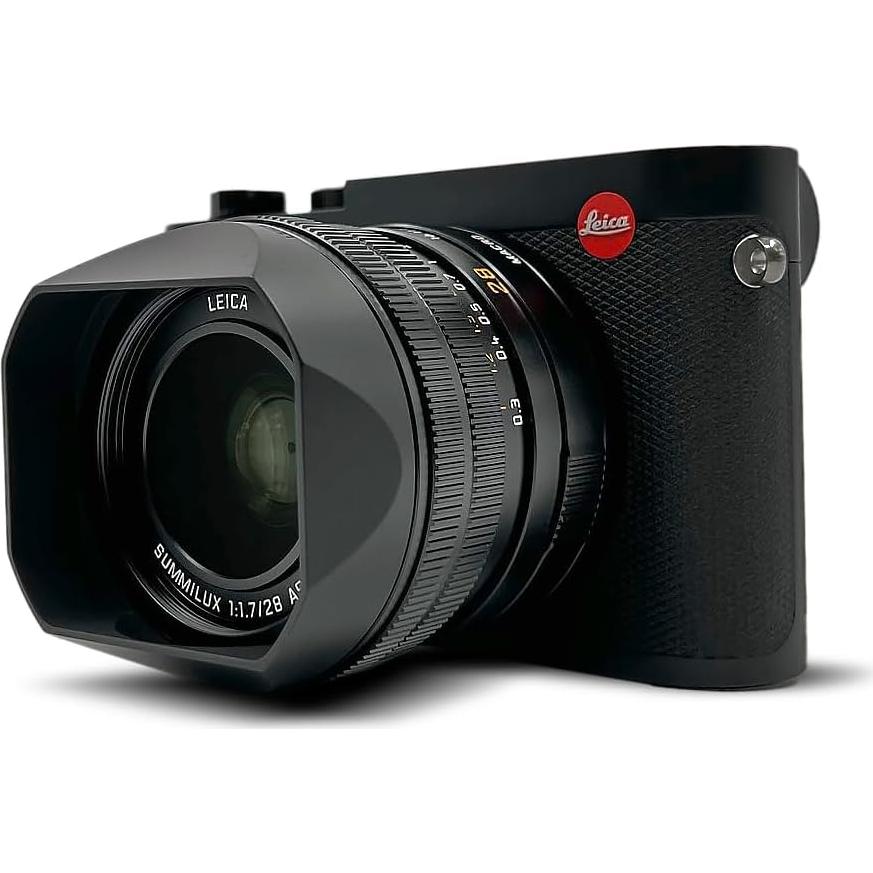 Leica Q3 Compact Digital Camera 19080, 60MP Full-Frame BSI CMOS Sensor, Summilux 28mm f/1.7 Prime Lens, 8K Video Recording, Photography Camera Bundle 64GB SD Card+ Cleaning Kit + Camera Bag and More