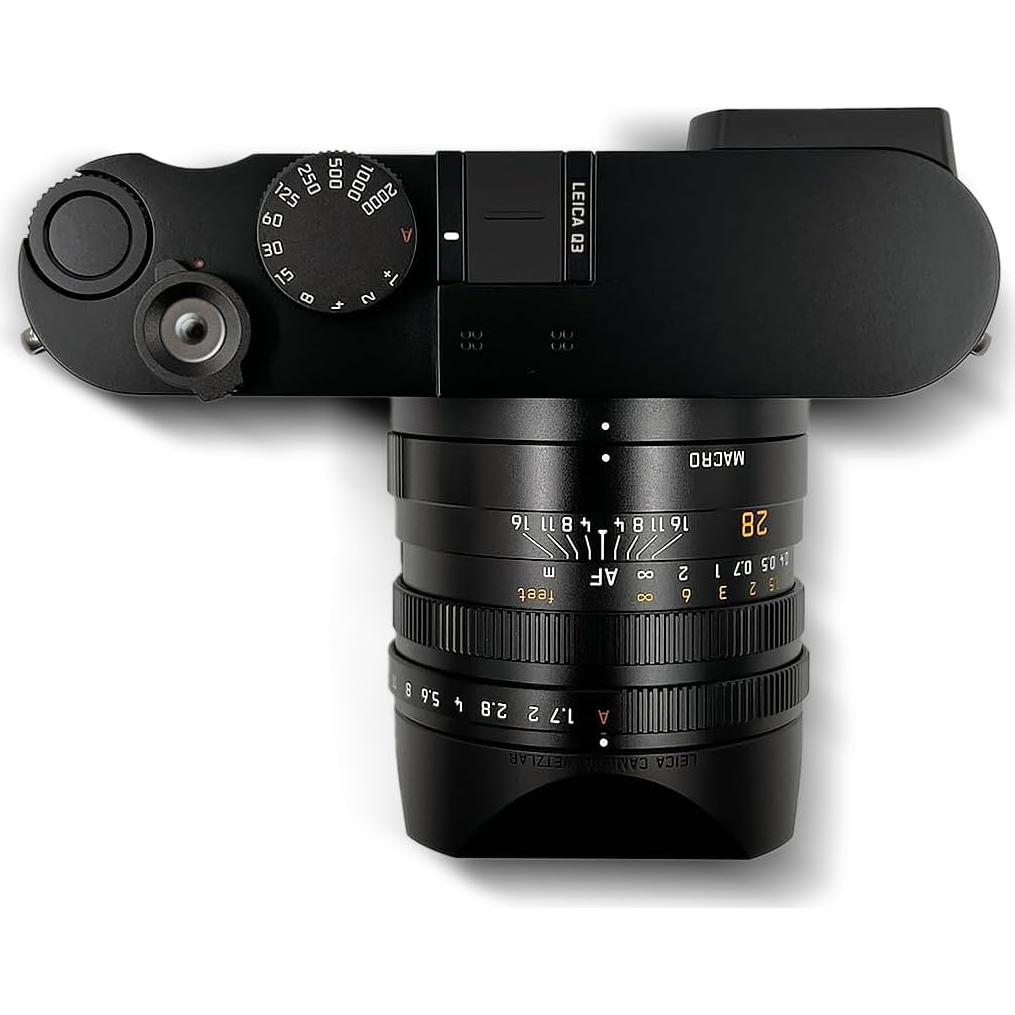 Leica Q3 Compact Digital Camera 19080, 60MP Full-Frame BSI CMOS Sensor, Summilux 28mm f/1.7 Prime Lens, 8K Video Recording, Photography Camera Bundle 64GB SD Card+ Cleaning Kit + Camera Bag and More