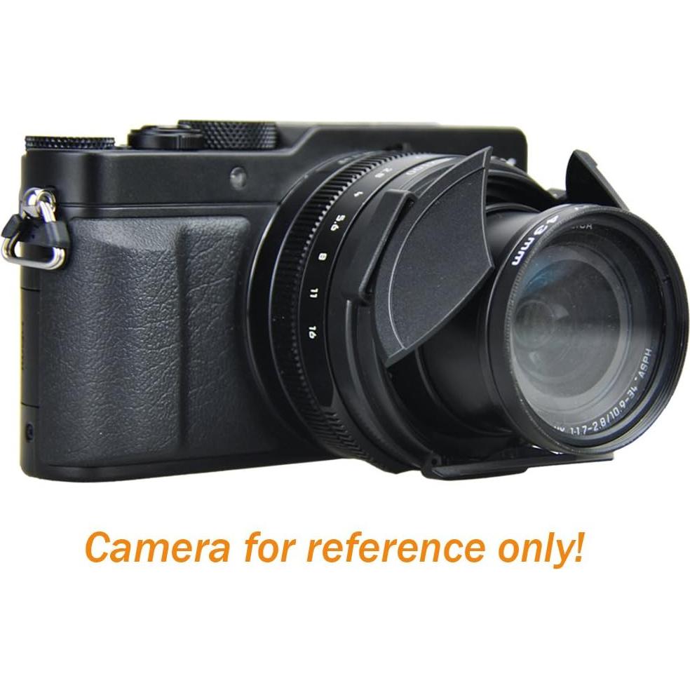 Tapa de Lente Automática JJC ALC-LX100 Negra para Panasonic Lumix y Leica