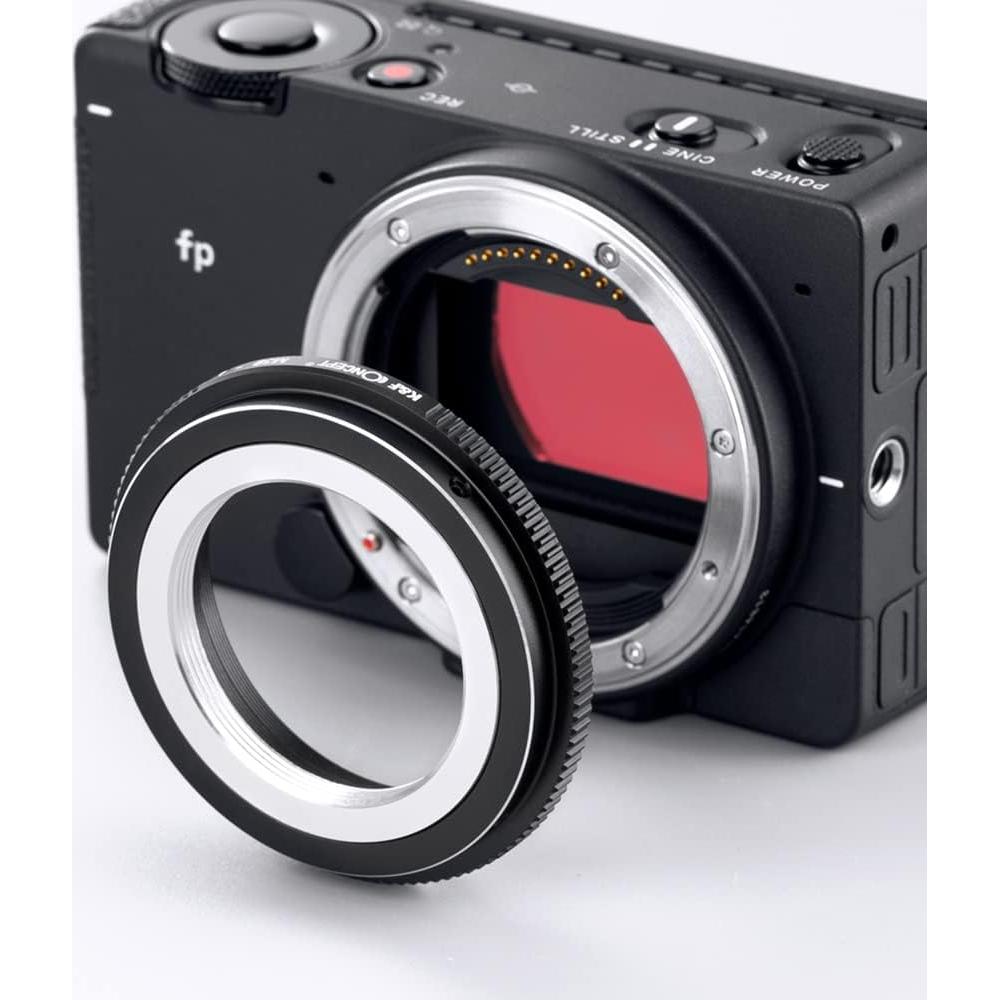 Adaptador de Montura K&F Concept M39 a L para Cámaras Sin Espejo