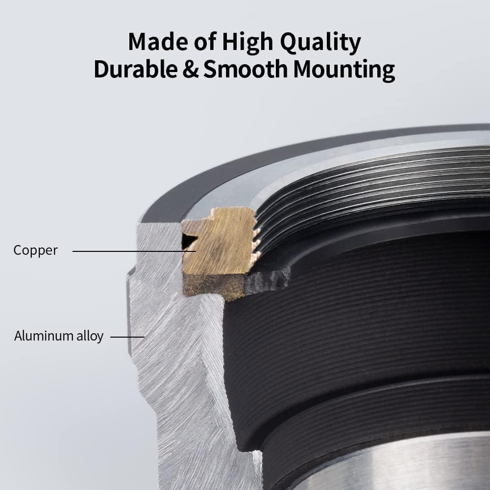 Adaptador de Montura K&F Concept M39 a L para Cámaras Sin Espejo