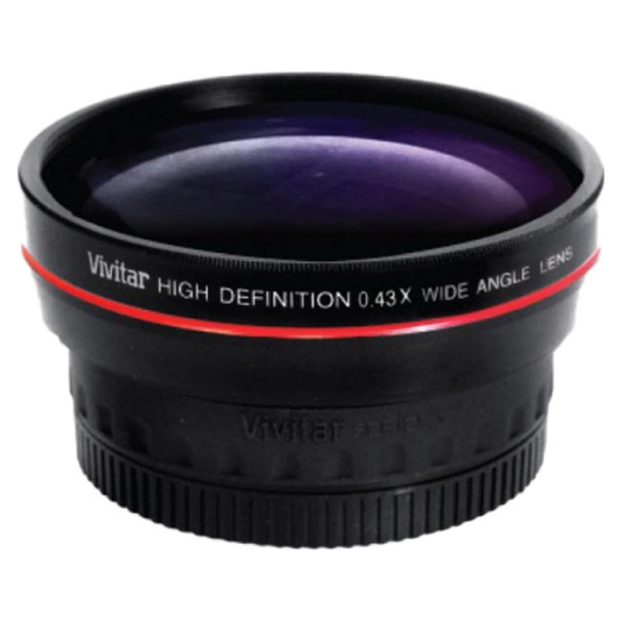 Lente Gran Angular Vivitar 52mm 0.43X con Macro HD