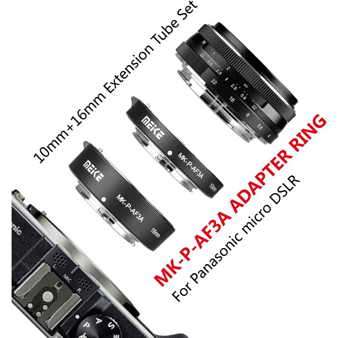 Tubo de Extensión Automático Meike MK-P-AF3A 10mm 16mm