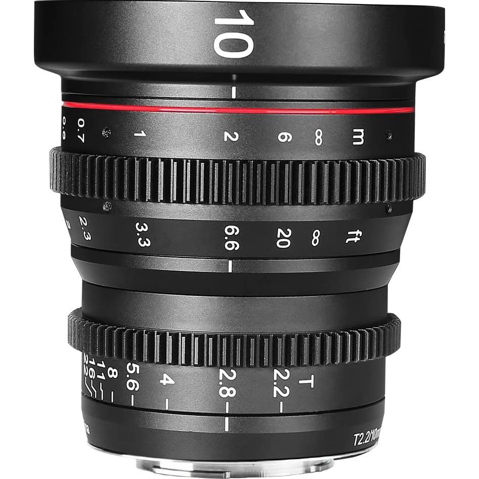 Lente Cine Meike 10mm T2.2 Micro Cuatro Tercios 0.78kg