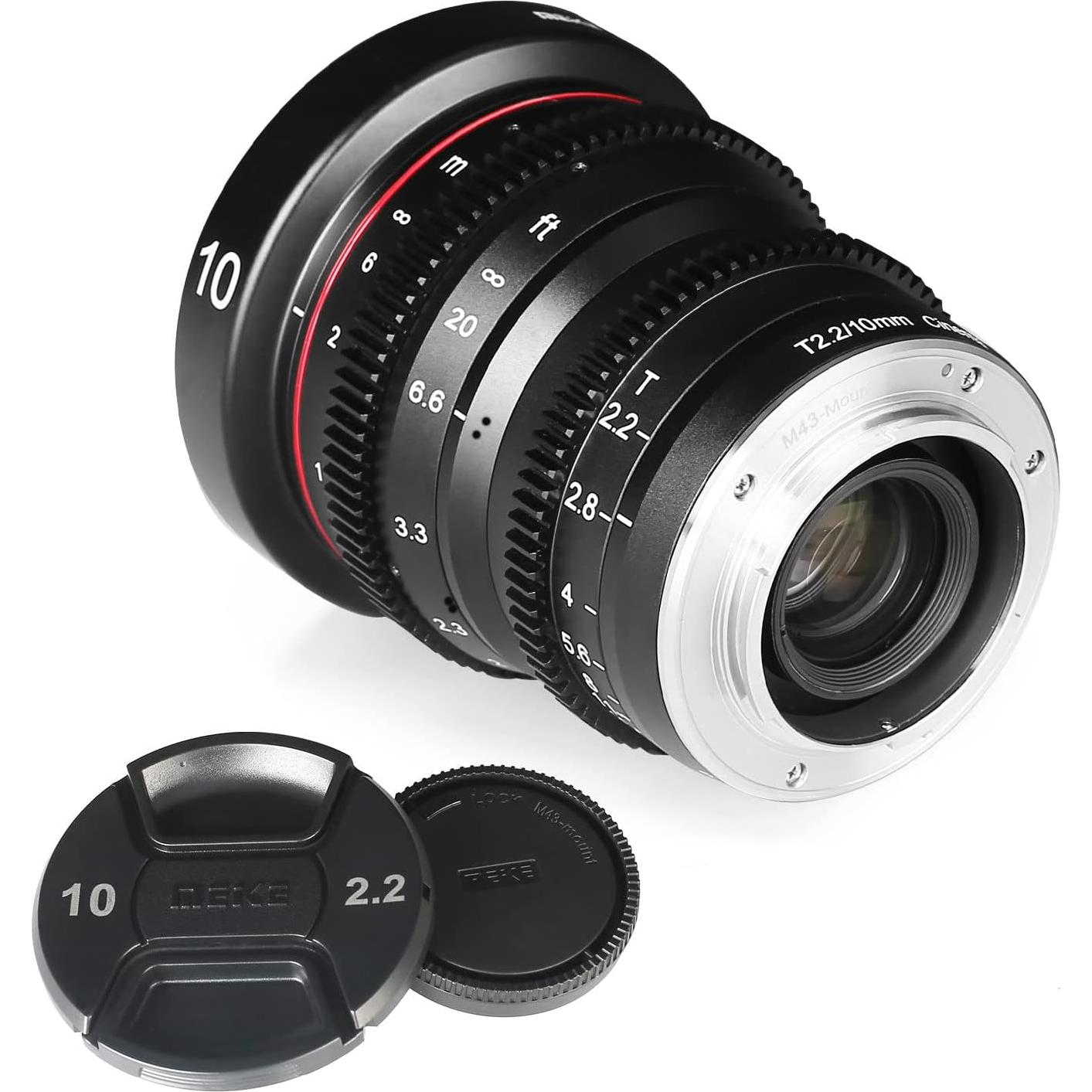 Lente Cine Meike 10mm T2.2 Micro Cuatro Tercios 0.78kg