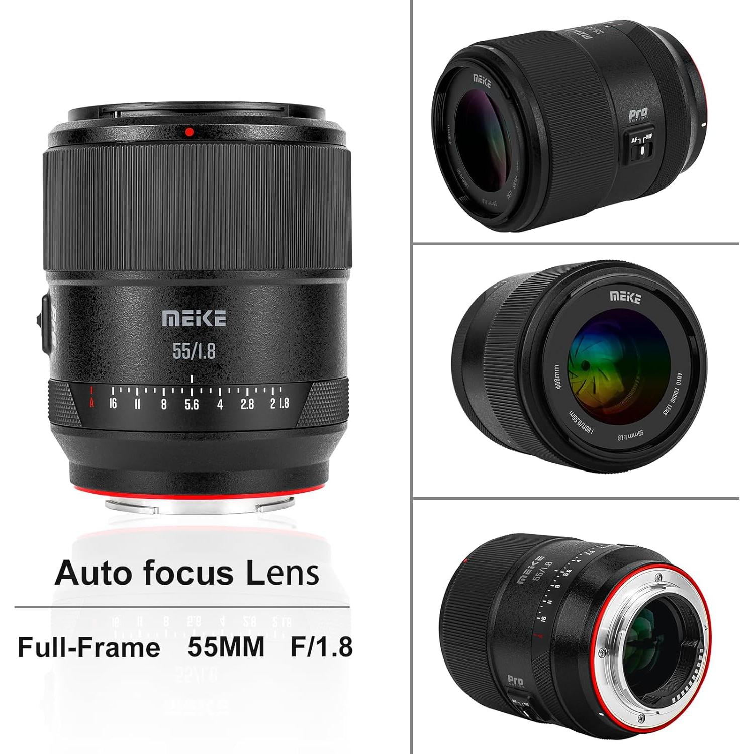 Lente Meike 55mm F1.8 AF STM para Fujifilm X - Retrato 8K