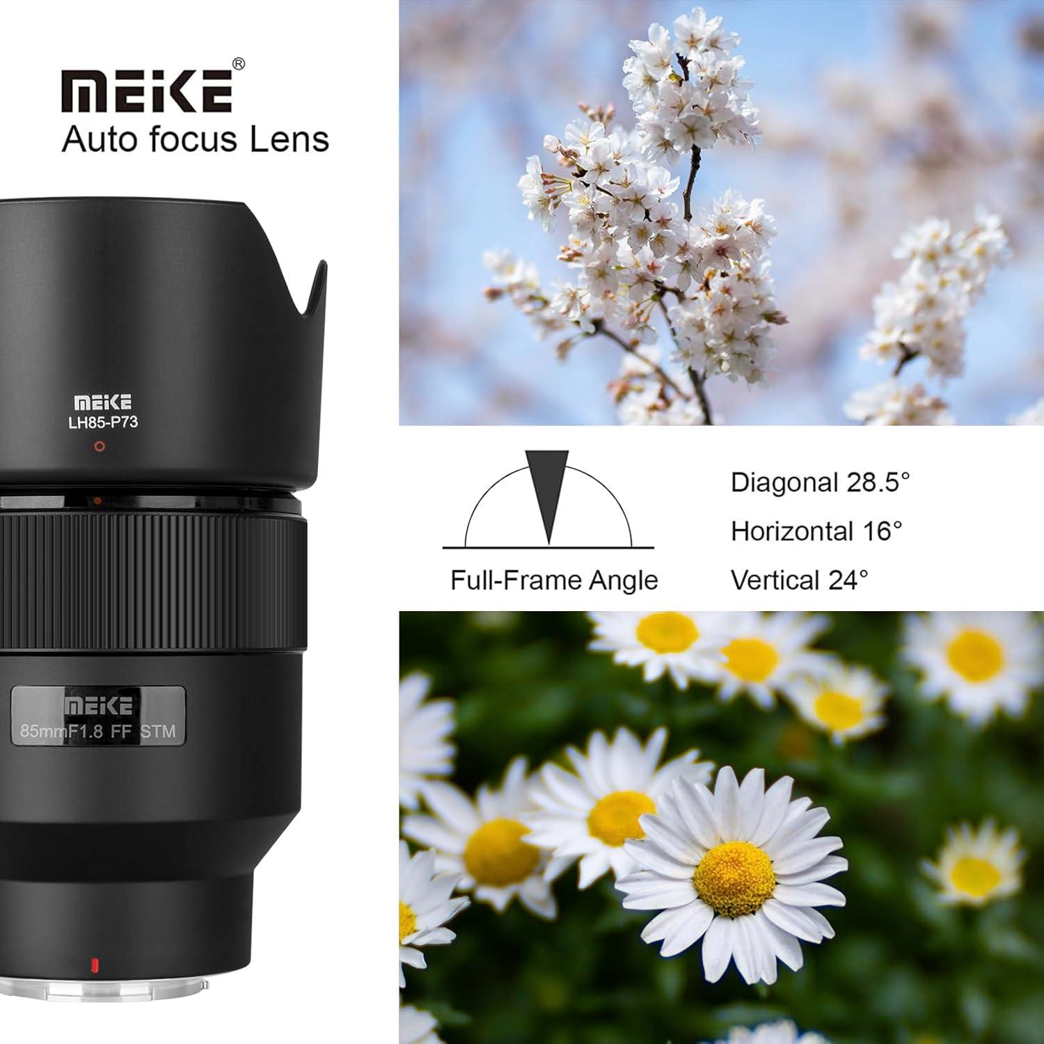 Lente Meike 85mm F1.8 AF STM para Fujifilm Montura X