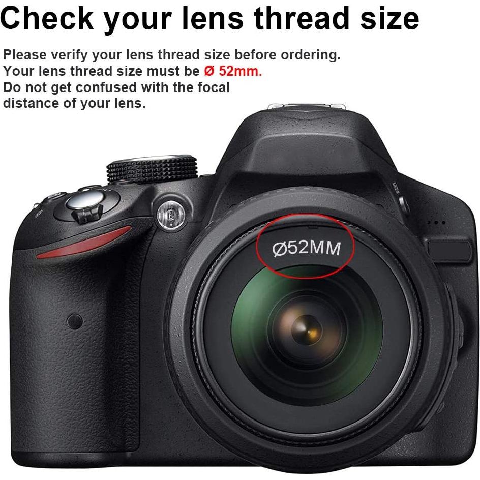 Lente Ojo de Pez Gran Angular 52mm PowerTrust para DSLR Nikon