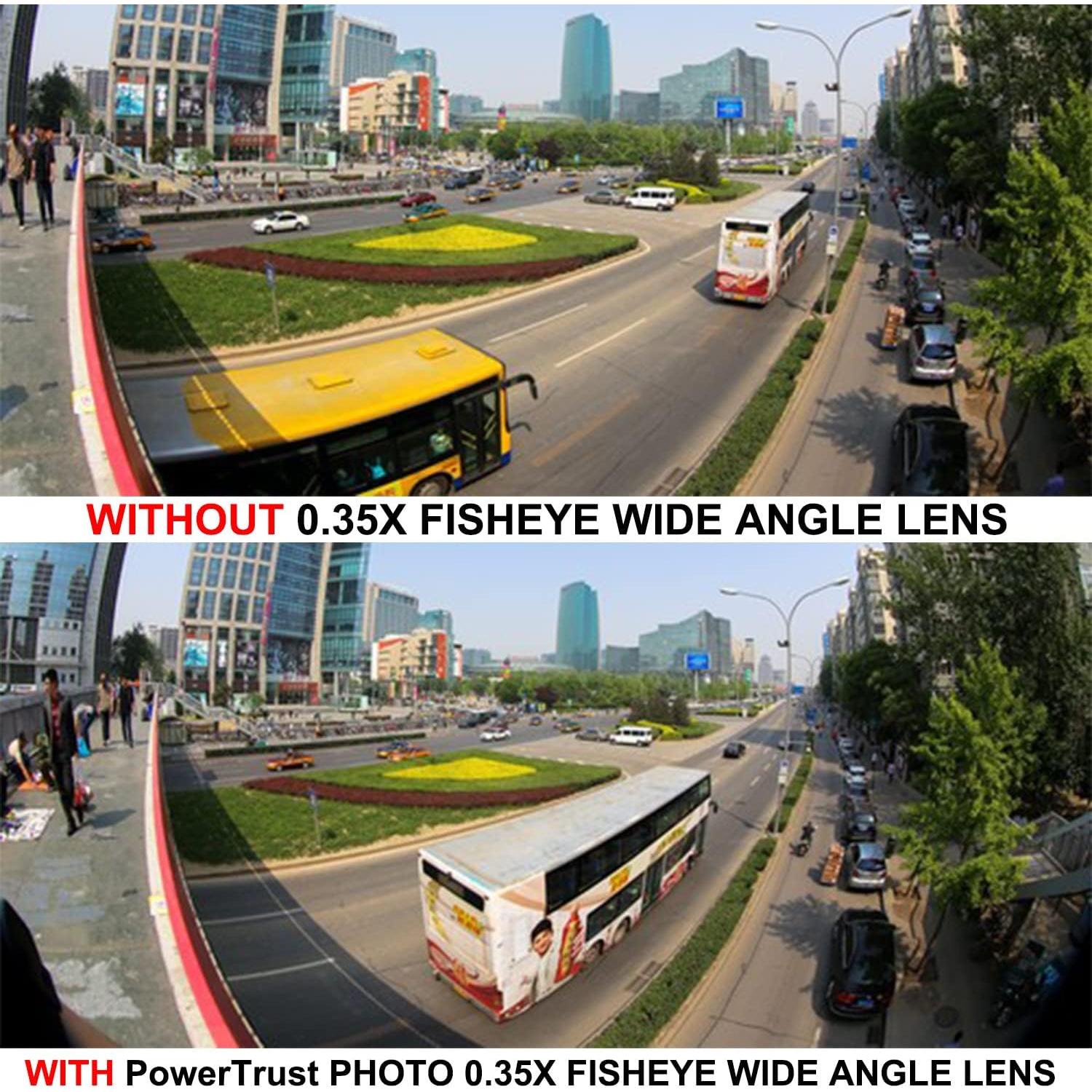 Lente Ojo de Pez Gran Angular 52mm PowerTrust para DSLR Nikon