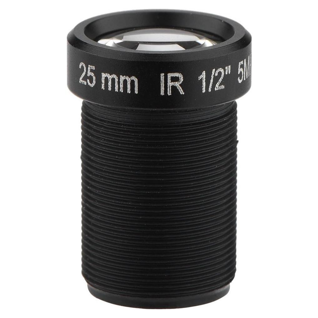 Lente CCTV 25mm 5MP Súper Claro para Cámaras IP Zerone