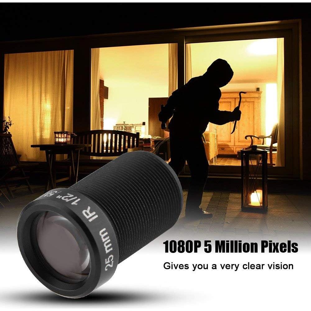 Lente CCTV 25mm 5MP Súper Claro para Cámaras IP Zerone