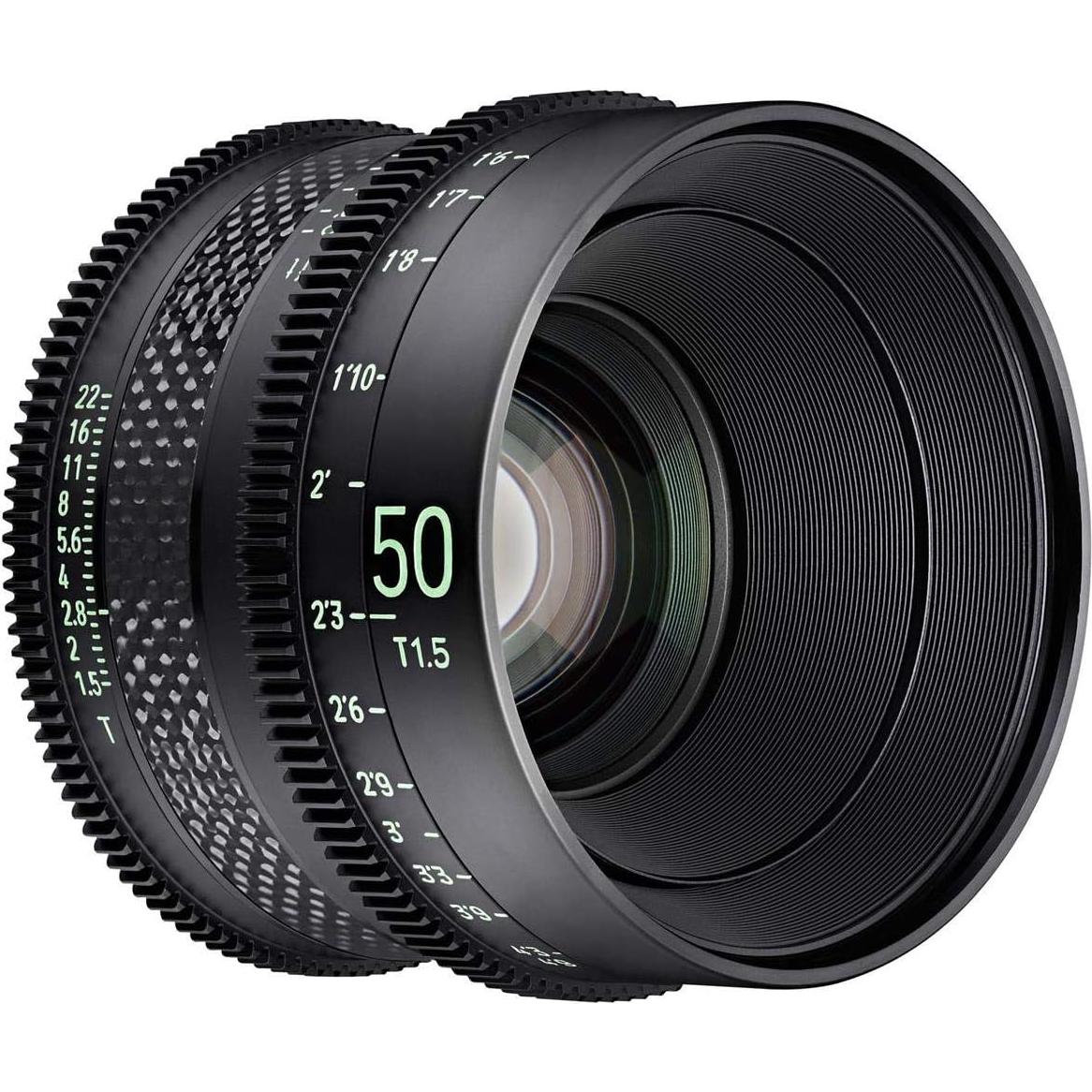 Lente de Cine Rokinon Xeen 50mm T1.5 PL Fibra de Carbono