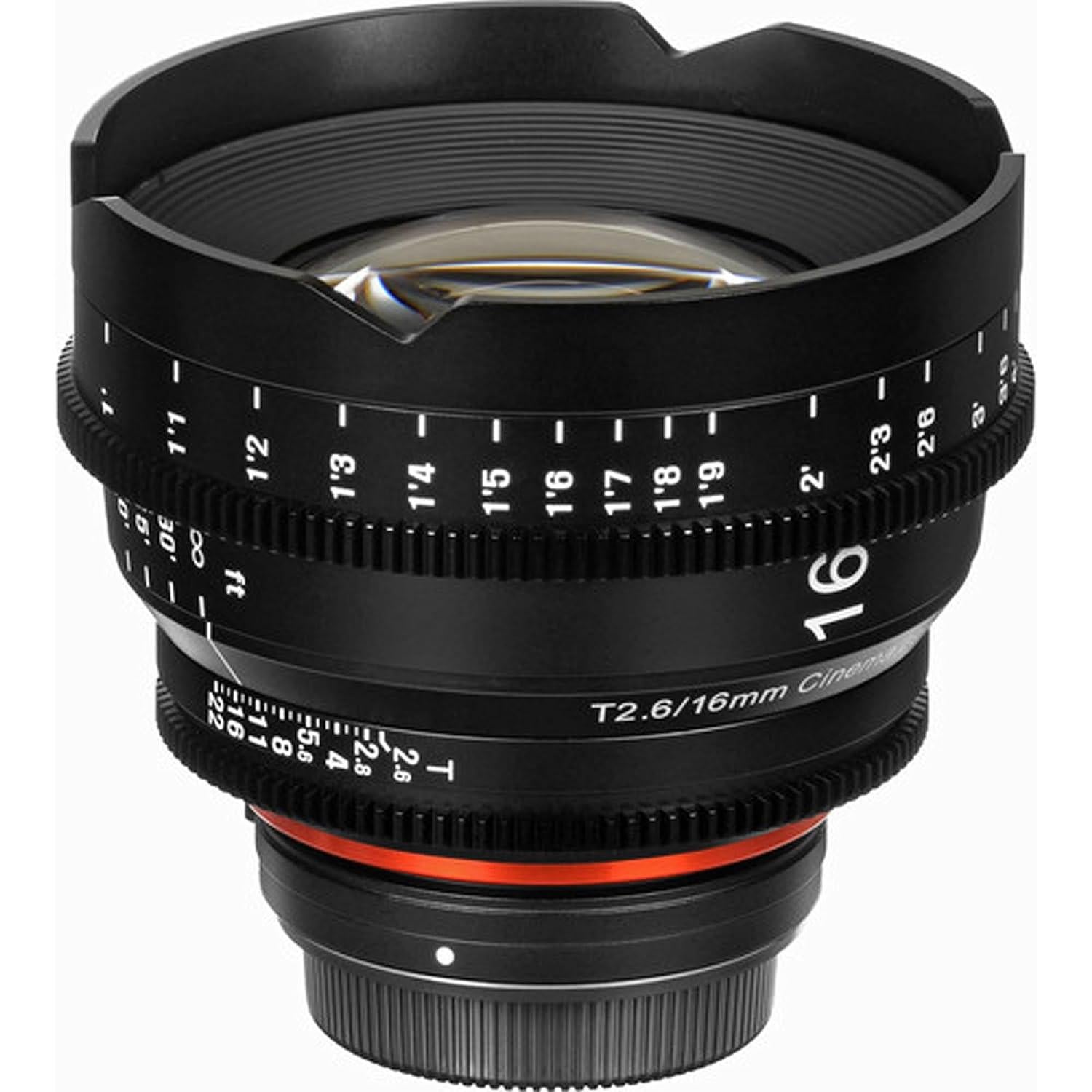 Lente de Cine Rokinon Xeen 16mm T2.6 Montura PL + Estuche