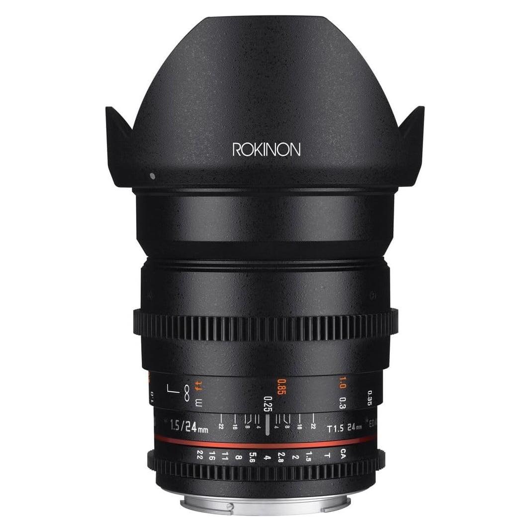Lente Cine Rokinon 24mm T1.5 para Sony E - Alta Calidad
