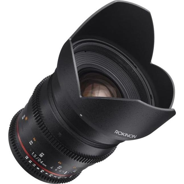 Lente Cine Rokinon 24mm T1.5 para Sony E - Alta Calidad