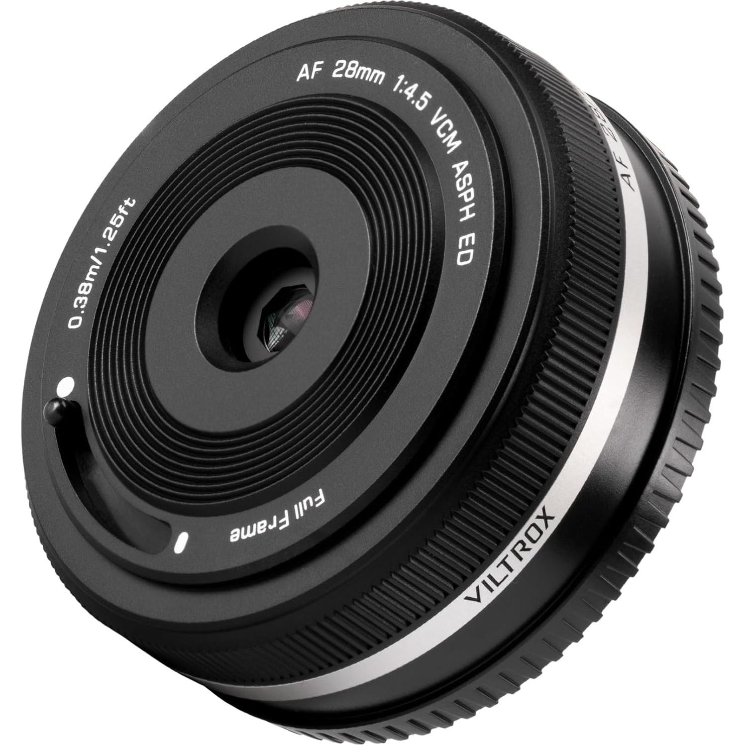 Lente VILTROX AF 28mm F4.5 para Sony E - Gran Angular Compacto