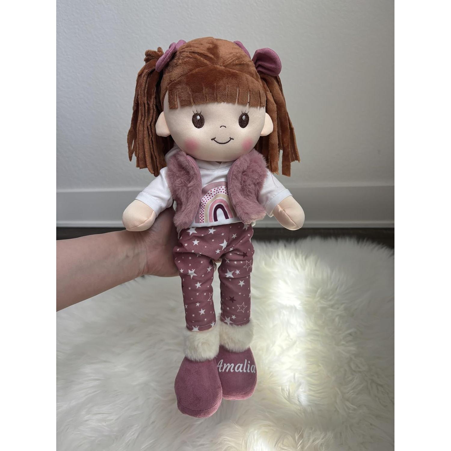 Muñeca de Trapo Personalizada Printualist 40 cm Rosa