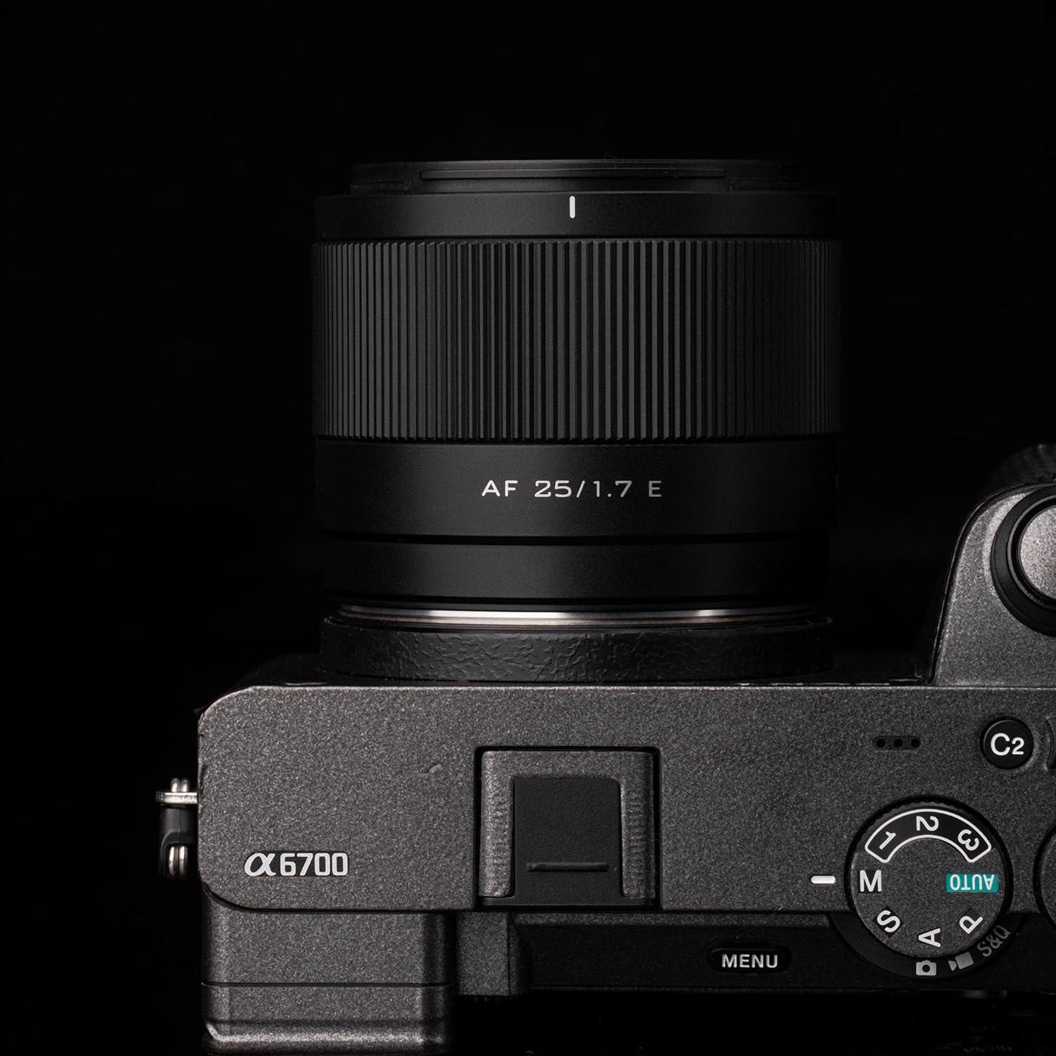 Lente Viltrox 25mm F1.7 E Autoenfoque para Sony E