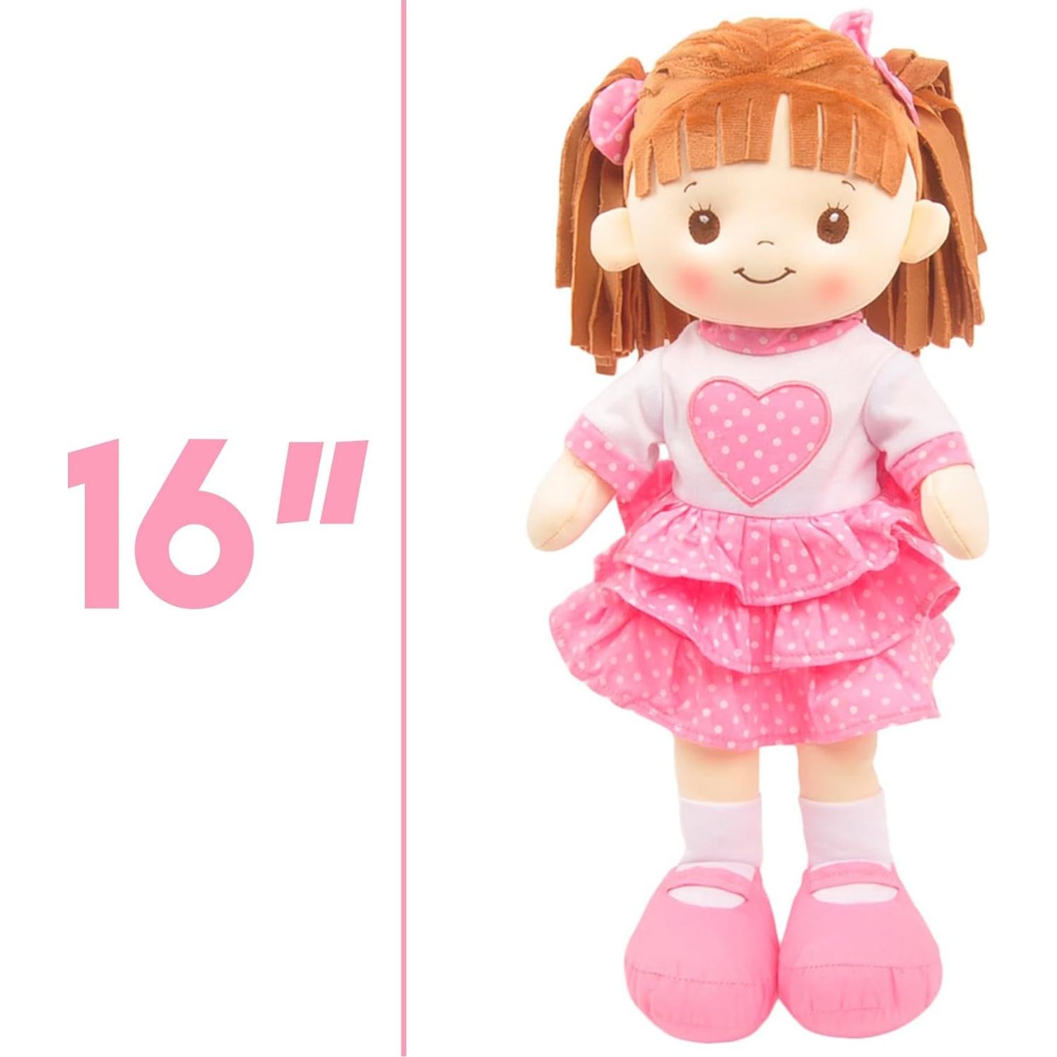Muñeca de Trapo Personalizada Printualist 40 cm Rosa