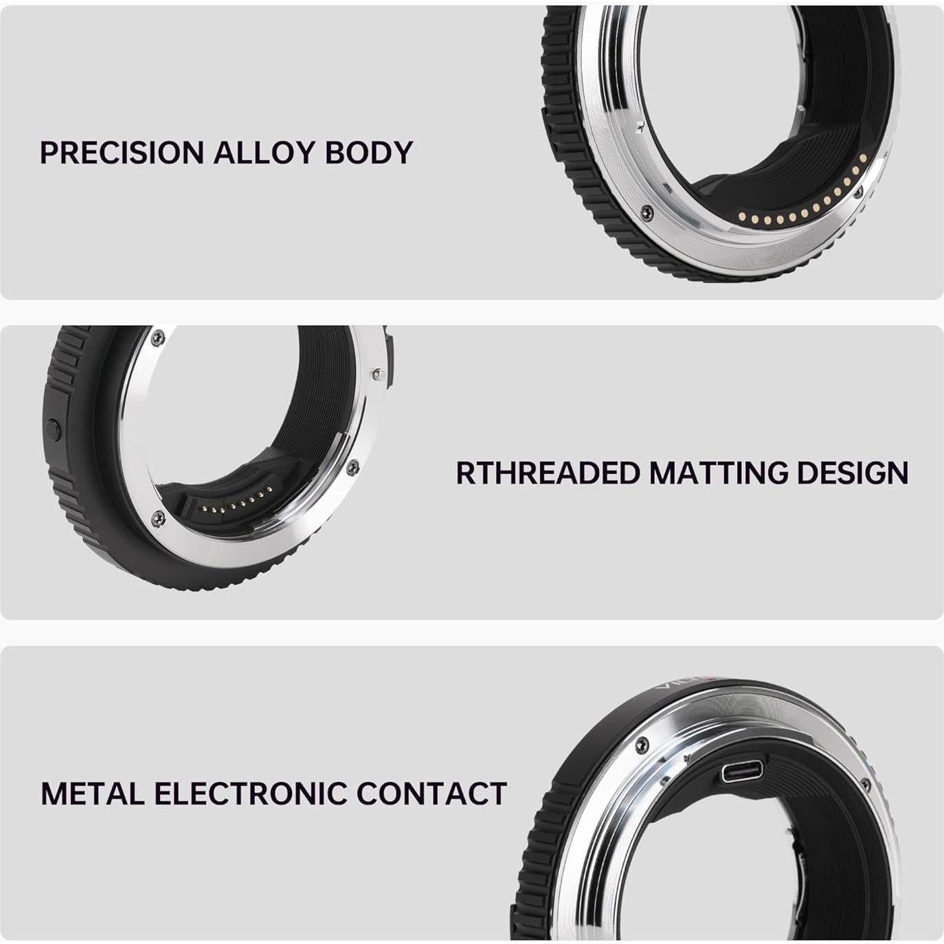 Adaptador de Montura VILTROX EF-GFX II para Lentes Canon a Fujifilm
