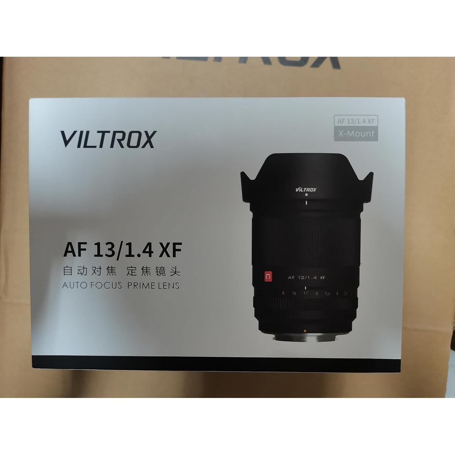 Lente VILTROX AF 13mm F1.4 XF para Fujifilm APS-C