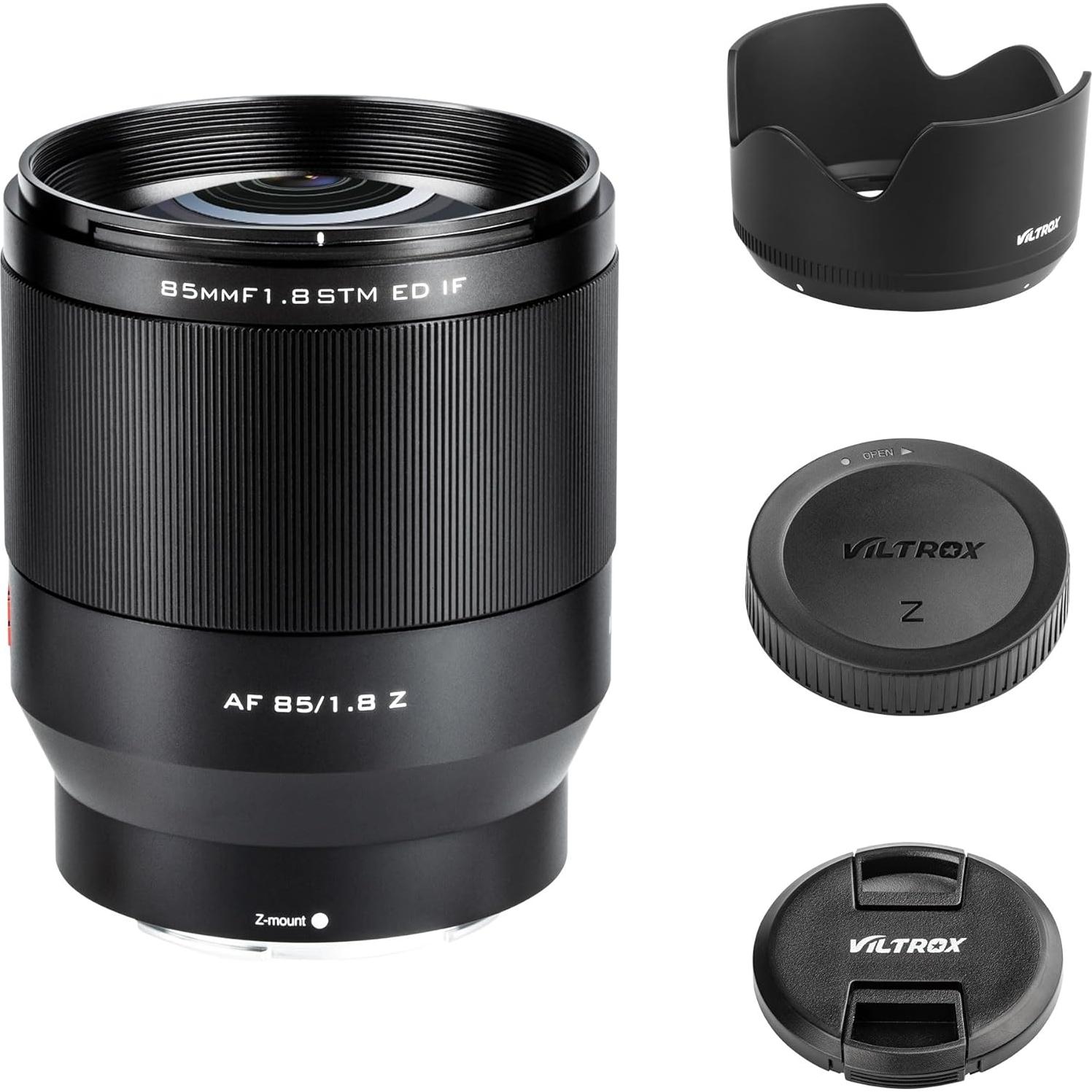 Lente VILTROX 85mm f/1.8 STM Autofocus para Nikon Z