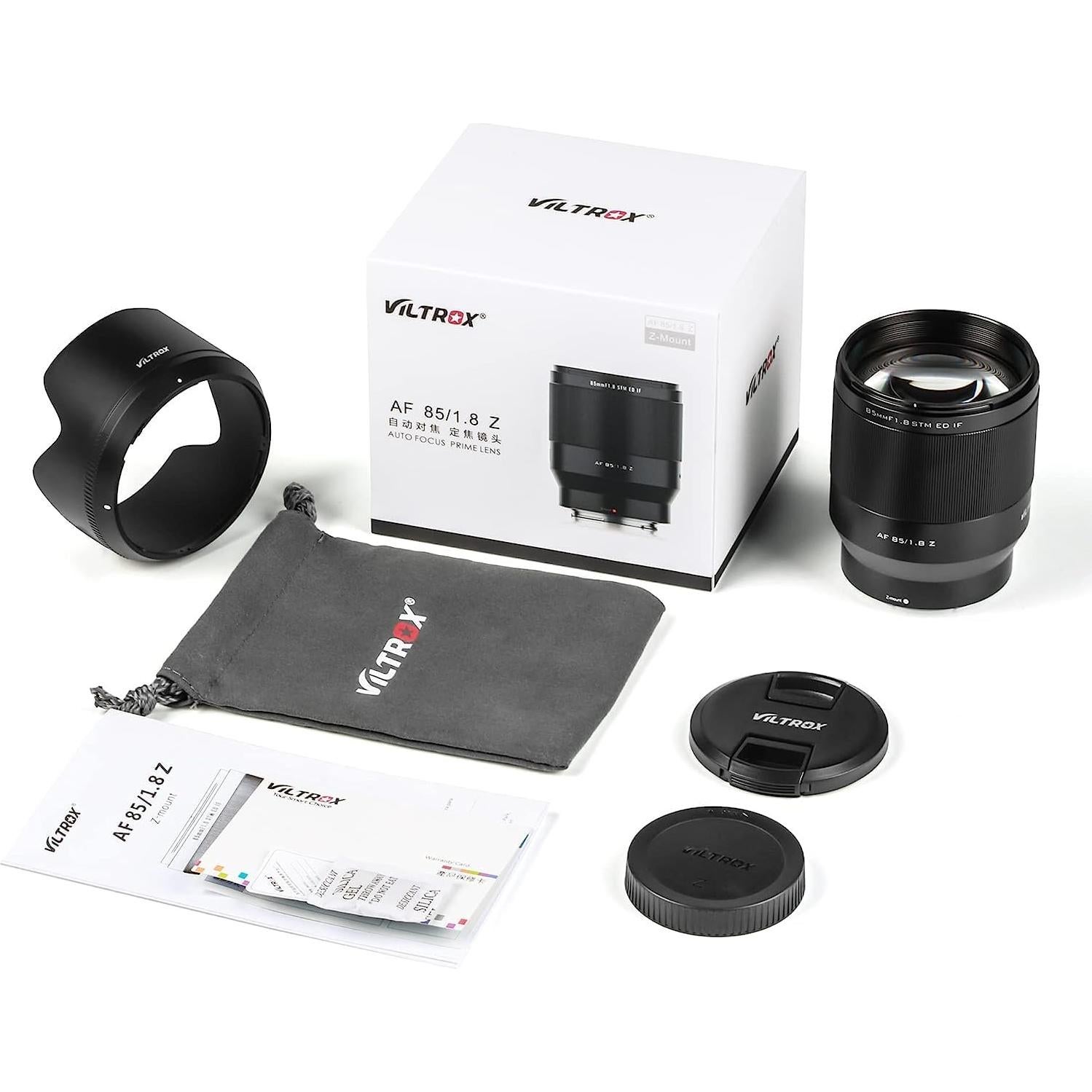 Lente VILTROX 85mm f/1.8 STM Autofocus para Nikon Z