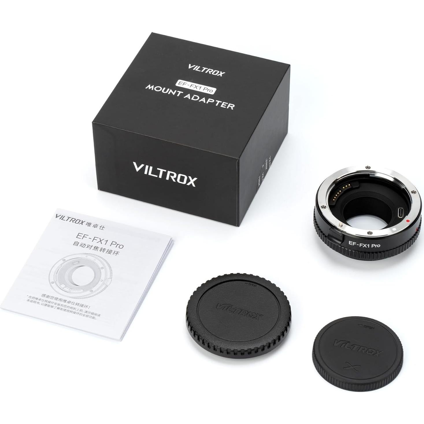 Adaptador de lente VILTROX EF-FX1 PRO para cámaras