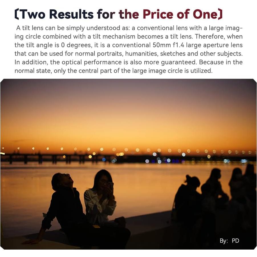 Lente Manual Inclinable TTArtisan 50mm F1.4 para Canon RF