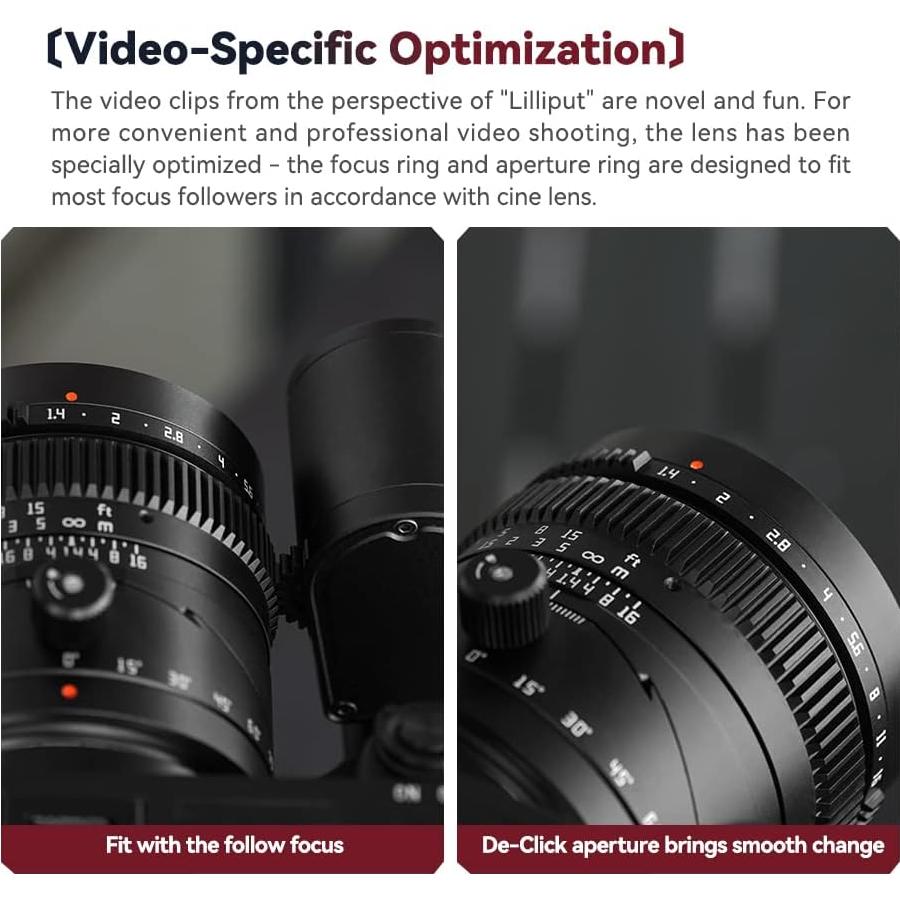 Lente Manual Inclinable TTArtisan 50mm F1.4 para Canon RF