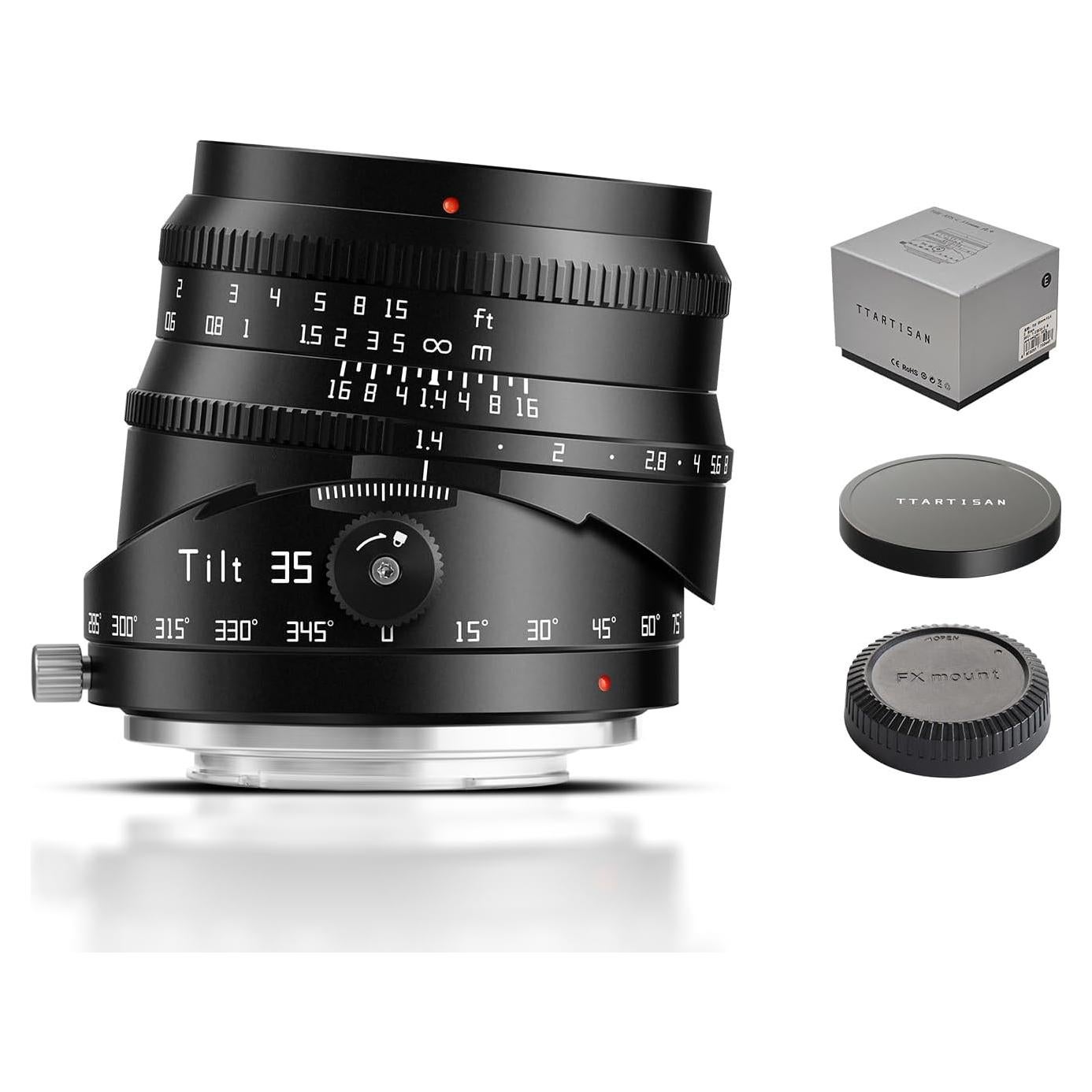 Lente TTArtisan 35mm f/1.4 para Montura Fuji X Enfoque Manual