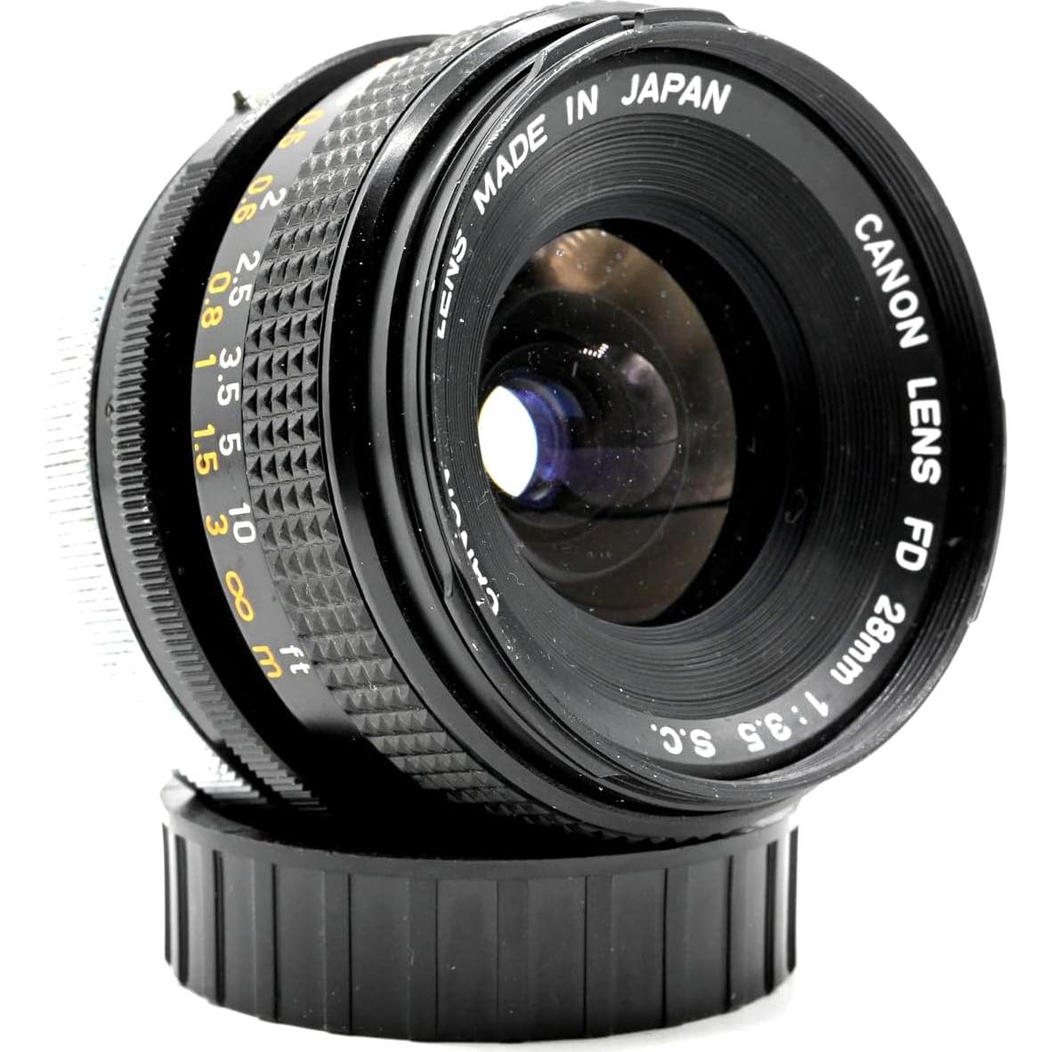 Lente Canon 28mm f/3.5 SC FD Gran Angular Manual Renovada