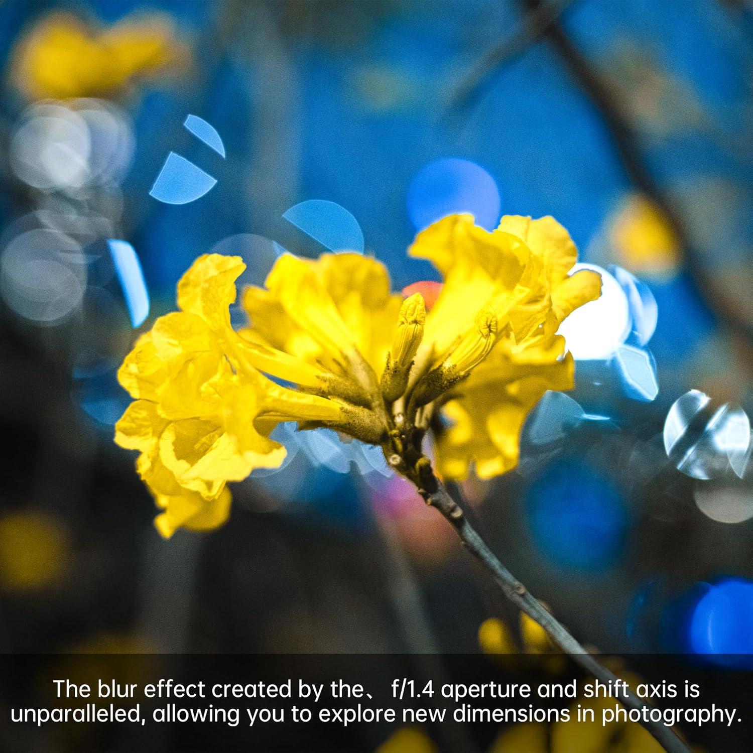 Lente Prime 50mm F1.4 Tilt-Shift 7artisans para Sony E