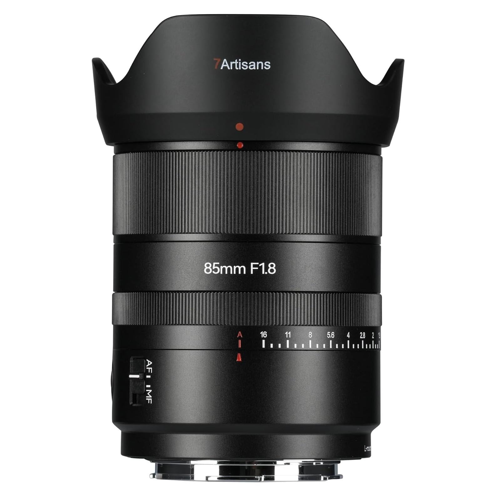 Lente 7artisans AF 85mm F1.8 Full Frame STM Enfoque Automático