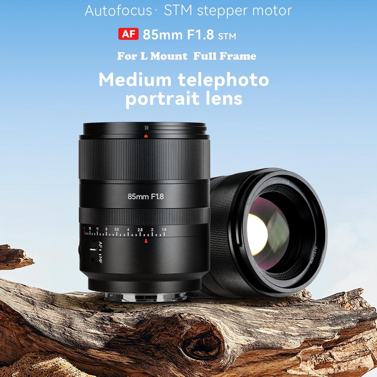 Lente 7artisans AF 85mm F1.8 Full Frame STM Enfoque Automático