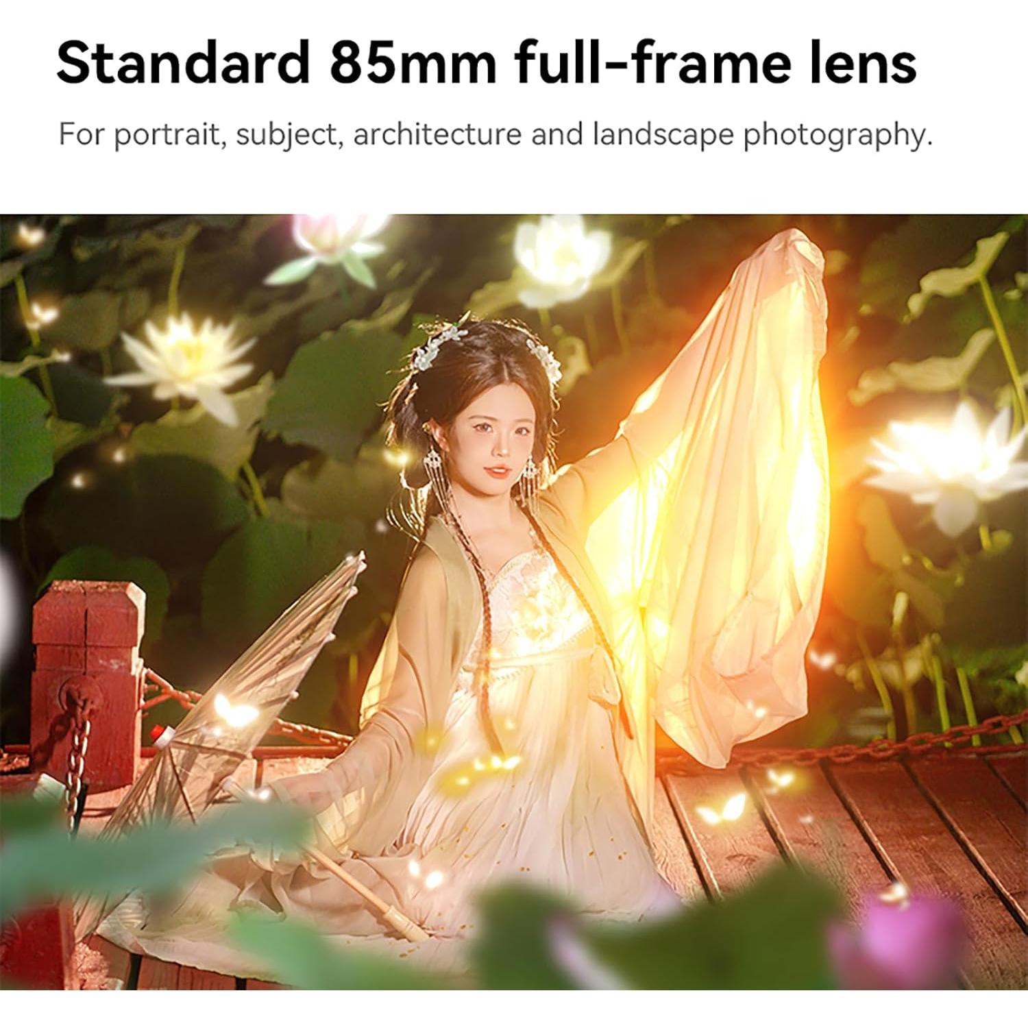 Lente 7artisans AF 85mm F1.8 Full Frame STM Enfoque Automático