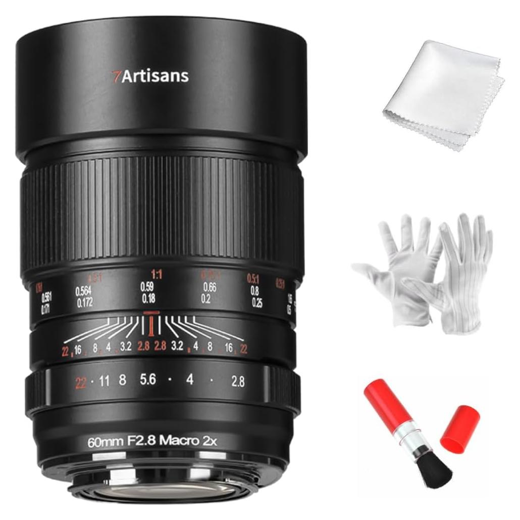 Lente Macro 60mm F2.8 2X 7ARTISANS para Cámaras Sony