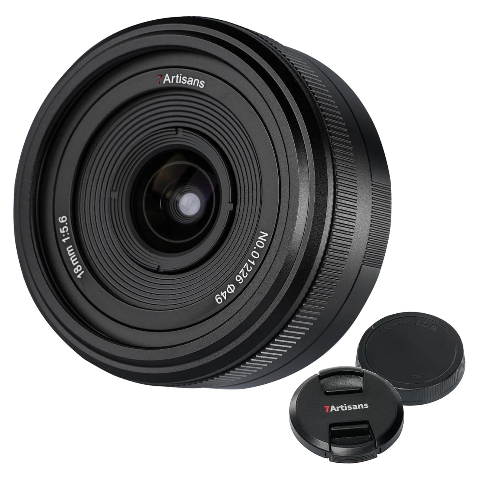 Lente 7artisans 18mm F5.6 para Nikon Z - Ligera y Delgada