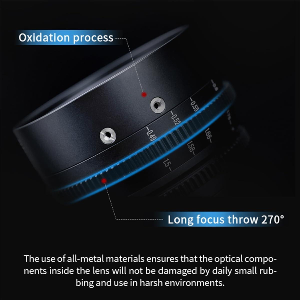 Lente Cine 7artisans T1.05 25mm/35mm/50mm Montura Micro 4/3