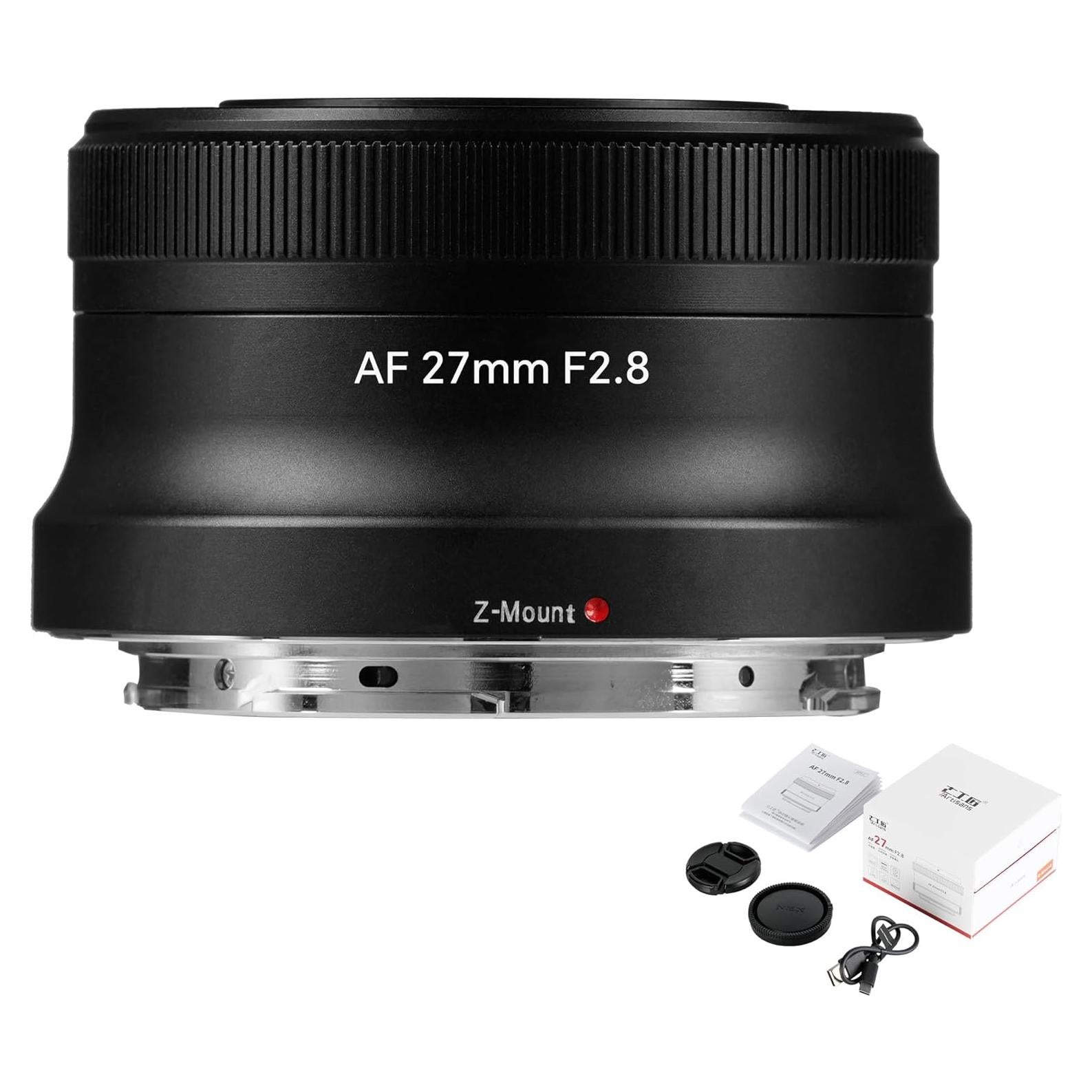 Lente 7artisans 27mm F2.8 Autofocus para Nikon Z - Gran Apertura